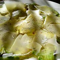 recette Salade d'artichauts crus