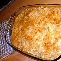 recette Gratin de macaronis au fromage