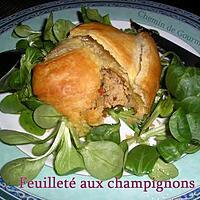 recette Feuilletés aux champignons