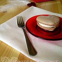 recette Macarons en coeur à la chantilly cannelle {St Valentin}