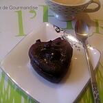 recette Fondant au chocolat et son coeur tendre au lait