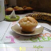 recette Muffins coeur à la banane allégés