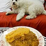recette POULET KORMA ET PURÉE PATATE DOUCE