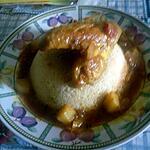 recette Coucous marocain minute et ailes de poulets aux curry et pommes de terres.