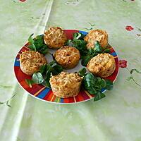 recette Petits flans au thon à la tomate et au chou fleur.