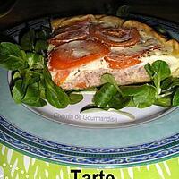 recette Tarte au thon & tomates