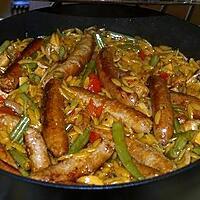 recette Jambalaya aux Merguez et Chipolatas