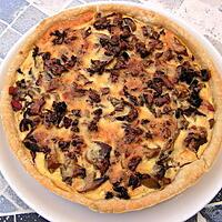 recette Quiche forestière à la bière