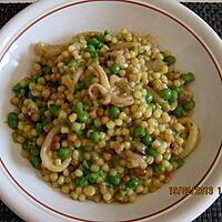 recette Fregula aux calamars