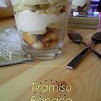 recette Tiramisu à la banane