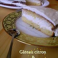 recette Gâteau au citron & chantilly au cointreau