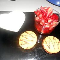 recette Plateau dessert saint valentin