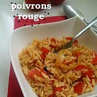 recette Riz au poivron rouge