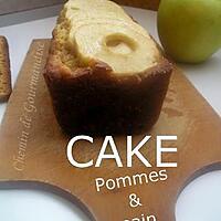 recette Cake aux pommes & pain d'épices