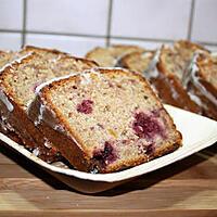 recette Cake framboises-amandes