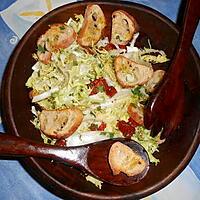 recette Frisée aux croutons a l ail