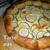 recette Tarte aux courgettes