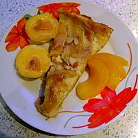 recette tarte aux pommes de mamie et petits flans aux abricots