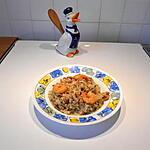 recette Risotto aux petites crevettes grises.