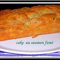 recette cake au saumon fumé