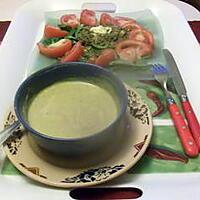 recette potage aux carottes   de campanule,,,et assiette épinards thon      ,