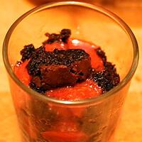 recette Verrine chocolat framboise selon Nono