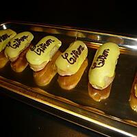 recette eclair au citron