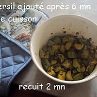 recette Dés de courgettes à la Kapiluka