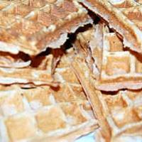recette Gaufre au Biscuit Rose