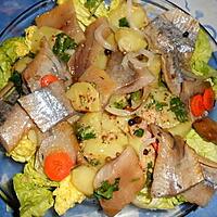 recette Salade de pommes de terre aux harengs fumés