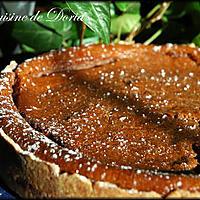 recette Tarte à la ricotta et crème au chocolat et poire