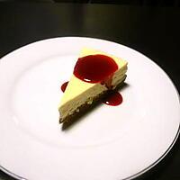 recette Cheesecake coulis framboise