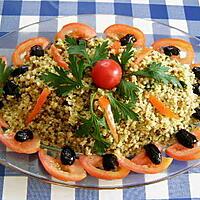 recette Quinoa  gourmand en salade.