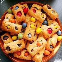 recette Financiers amande au M&M's (ou smarties)