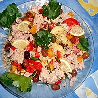 recette Salade de thon a la mentonnaise