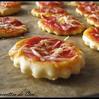 recette Mini pizzas pour l'apéro