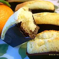 recette financiers aux zestes de clémentine et chocolat noir