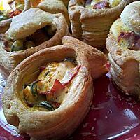 recette Vol au vent aux moules et chorizo sauce curry