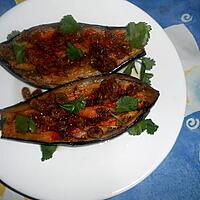 recette Aubergine confite aux raisins secs