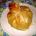 recette Aumônières de camembert