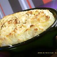 recette hachis parmentier version gratiné