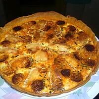 recette Quiche chorizo / chèvre