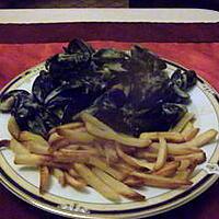 recette moules  frites