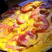 recette Omelette au chorizo et tomate