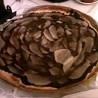 recette tarte chocolat poire