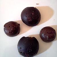 recette TRUFFE  MARRON / CHOCOLAT NOIR/LIQUEUR