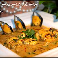 recette Crème de moules de Bouchot au safran