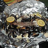 recette moule marinières  papillotte (recette du chef constant christian de top chef)