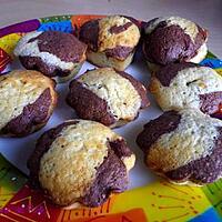 recette Marbré au chocolat noir et blanc